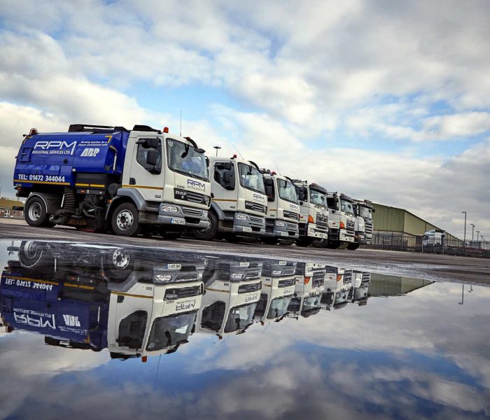 RPM road sweepers on Immingham Docks