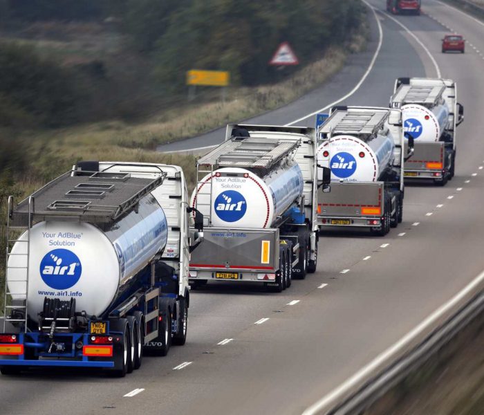 AdBlue Air1 lorries on A180